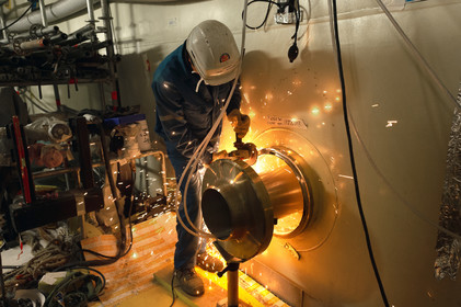 Reportages sur le site nucléaire EPR à Flamanville (Cotentin)