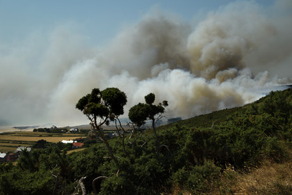 Incendie dans la Hague
