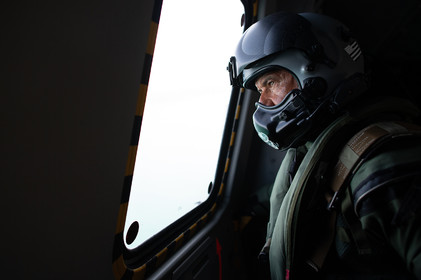 L'hélicoptère Caïman de la 33F en exercice