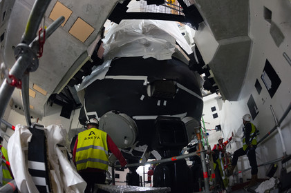 Reportages sur le site nucléaire EPR à Flamanville (Cotentin).