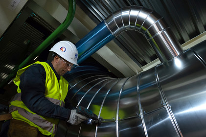 Reportages sur le site nucléaire EPR à Flamanville (Cotentin).
