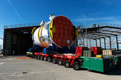 Reportages sur le site nucléaire EPR à Flamanville (Cotentin).