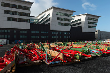 Reportages sur le site nucléaire EPR à Flamanville (Cotentin)