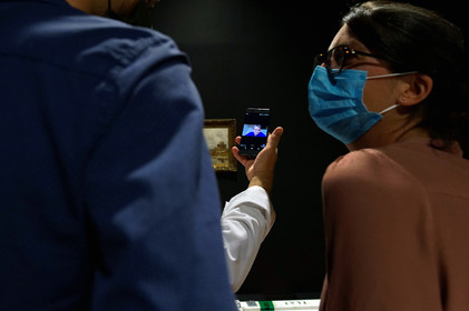 Une aquarelle de Berthe Morisot (1871) au musée Thomas Henry à Cherbourg-en-Cotentin