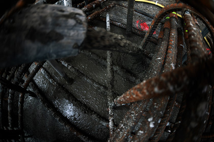 Reportages sur le site nucléaire EPR à Flamanville (Cotentin).