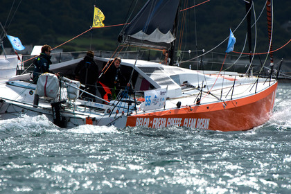La Drheam Cup, grand prix de France de course au large, au départ de Cherbourg-en-Cotentin.