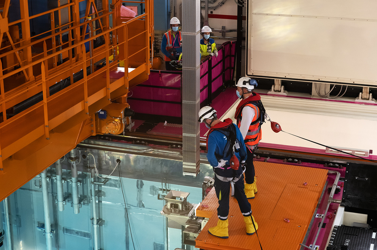 Reportages sur le site nucléaire EPR à Flamanville (Cotentin)