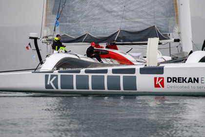 La Drheam Cup, grand prix de France de course au large, au départ de Cherbourg-en-Cotentin.