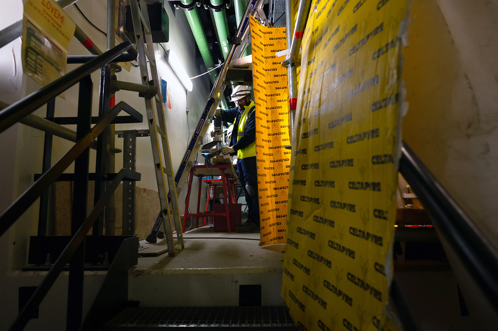 Reportages sur le site nucléaire EPR à Flamanville (Cotentin).