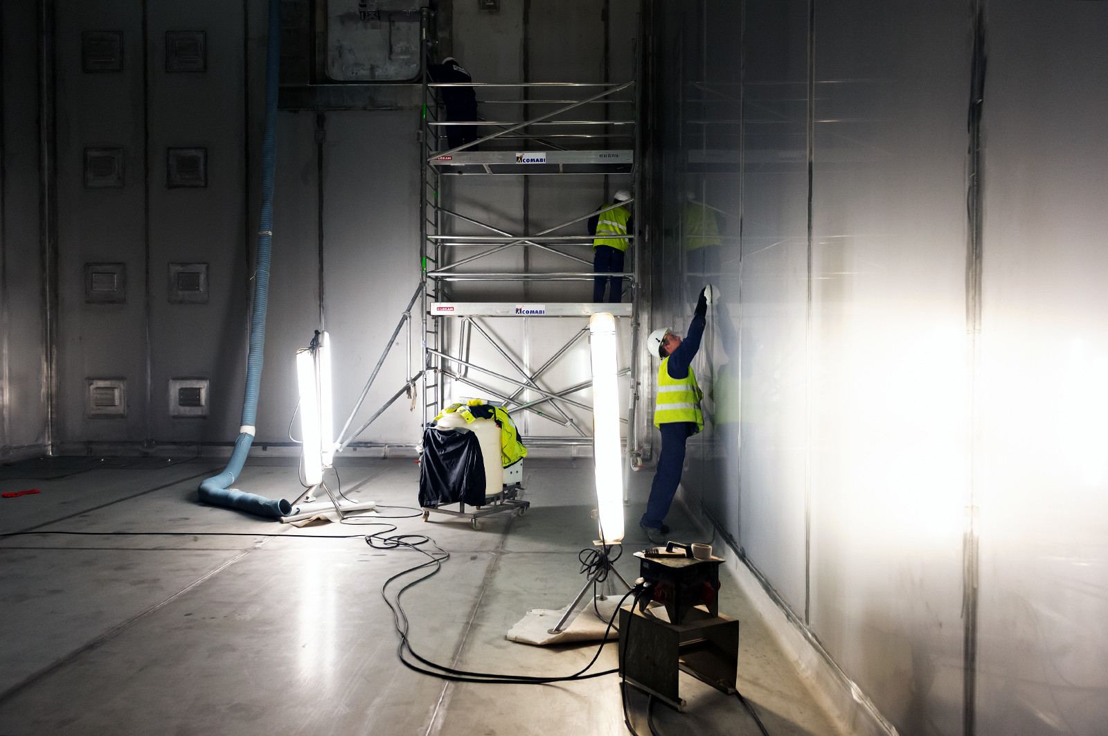 Reportages sur le site nucléaire EPR à Flamanville (Cotentin)