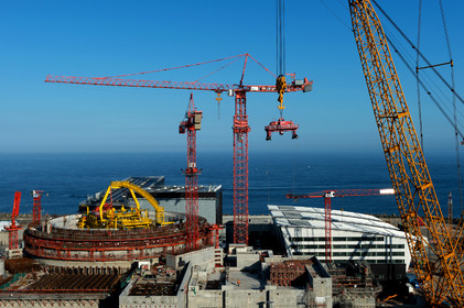 Reportages sur le site nucléaire EPR à Flamanville (Cotentin).