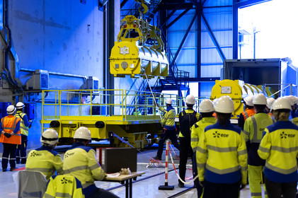 Reportages sur le site nucléaire EPR à Flamanville (Cotentin)