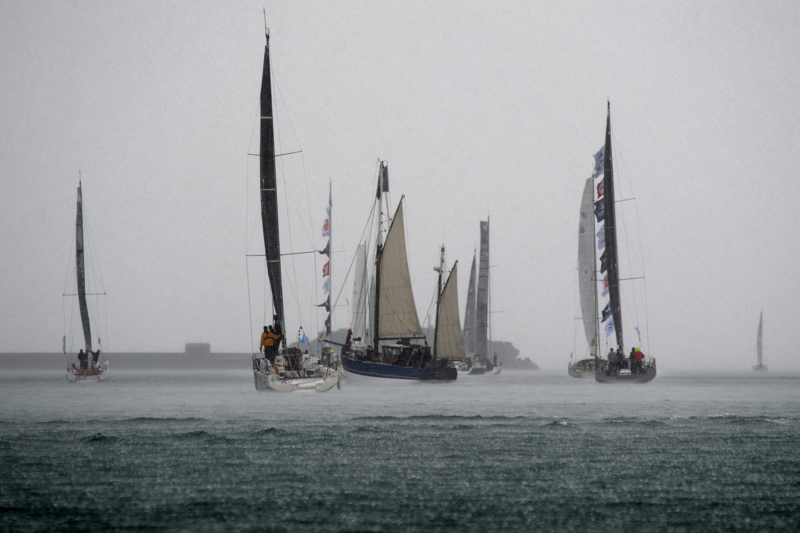 La Drheam Cup, grand prix de France de course au large, au départ de Cherbourg-en-Cotentin.