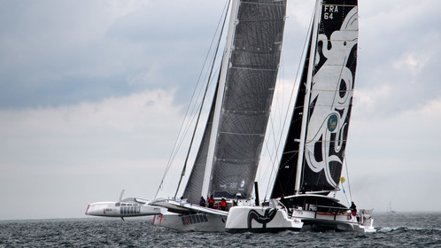 La Drheam Cup, grand prix de France de course au large, au départ de Cherbourg-en-Cotentin.