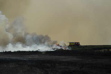 Incendie dans la Hague