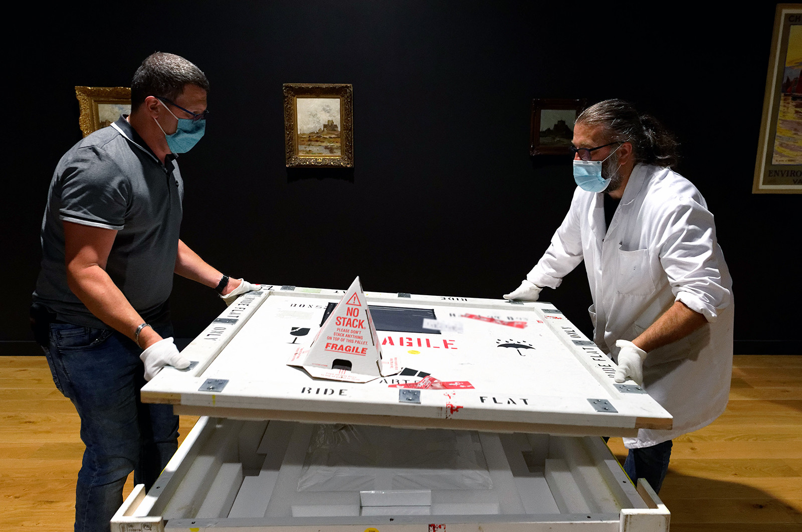 Une aquarelle de Berthe Morisot (1871) au musée Thomas Henry à Cherbourg-en-Cotentin