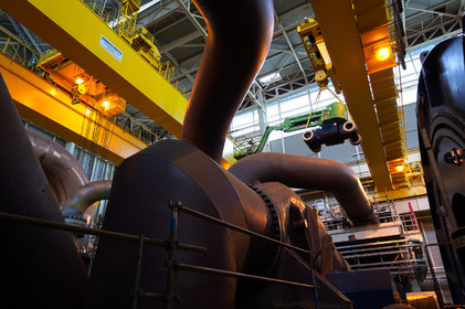 Reportages sur le site nucléaire EPR à Flamanville (Cotentin).