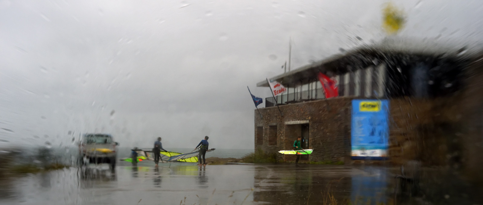 Une journée pluvieuse dans la Hague