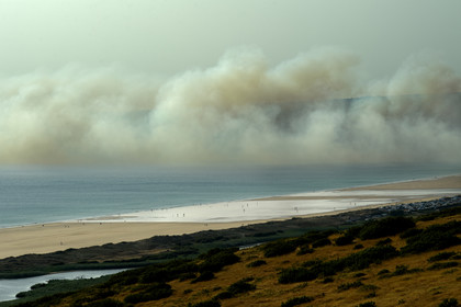 Incendie dans la Hague