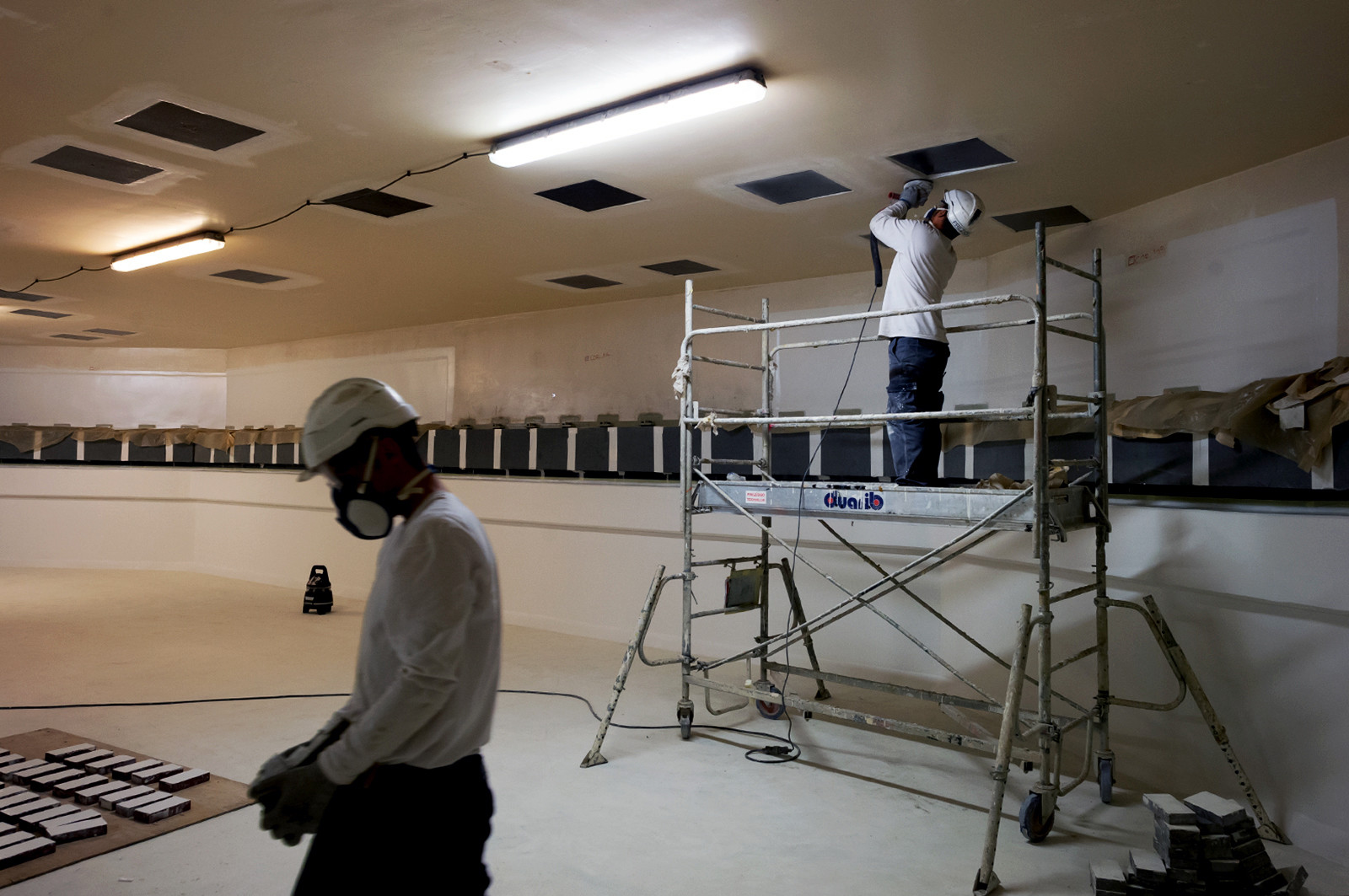 Reportages sur le site nucléaire EPR à Flamanville (Cotentin).