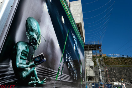 Reportages sur le site nucléaire EPR à Flamanville (Cotentin).