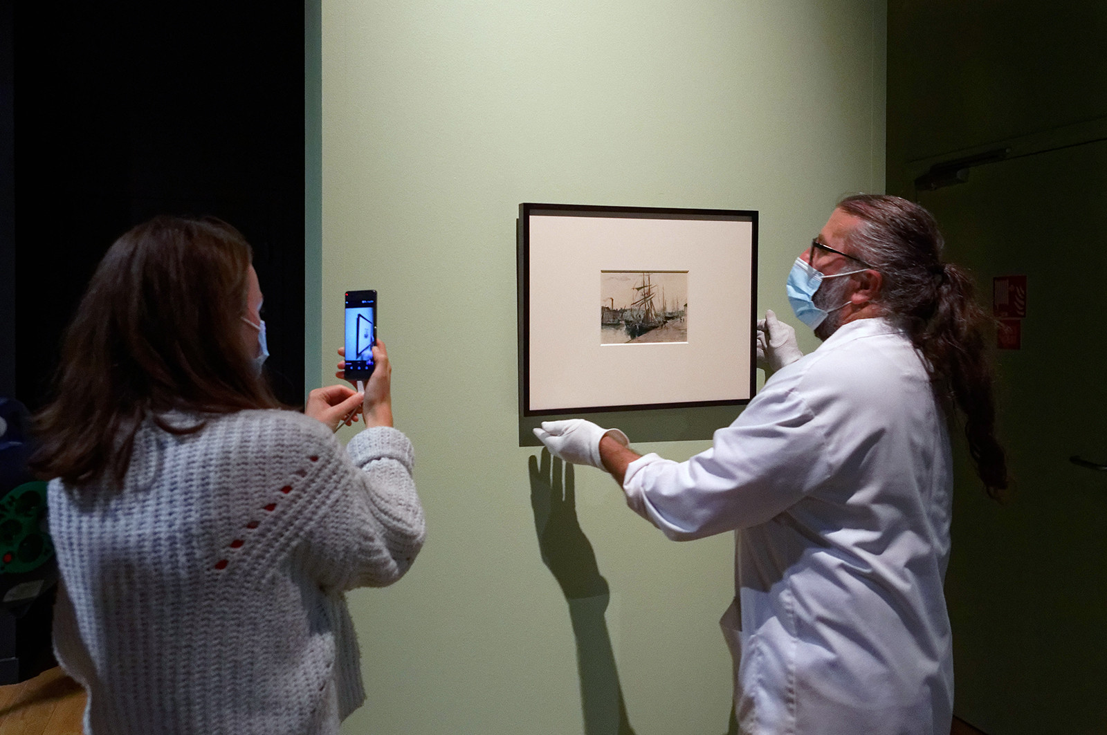 Une aquarelle de Berthe Morisot (1871) au musée Thomas Henry à Cherbourg-en-Cotentin